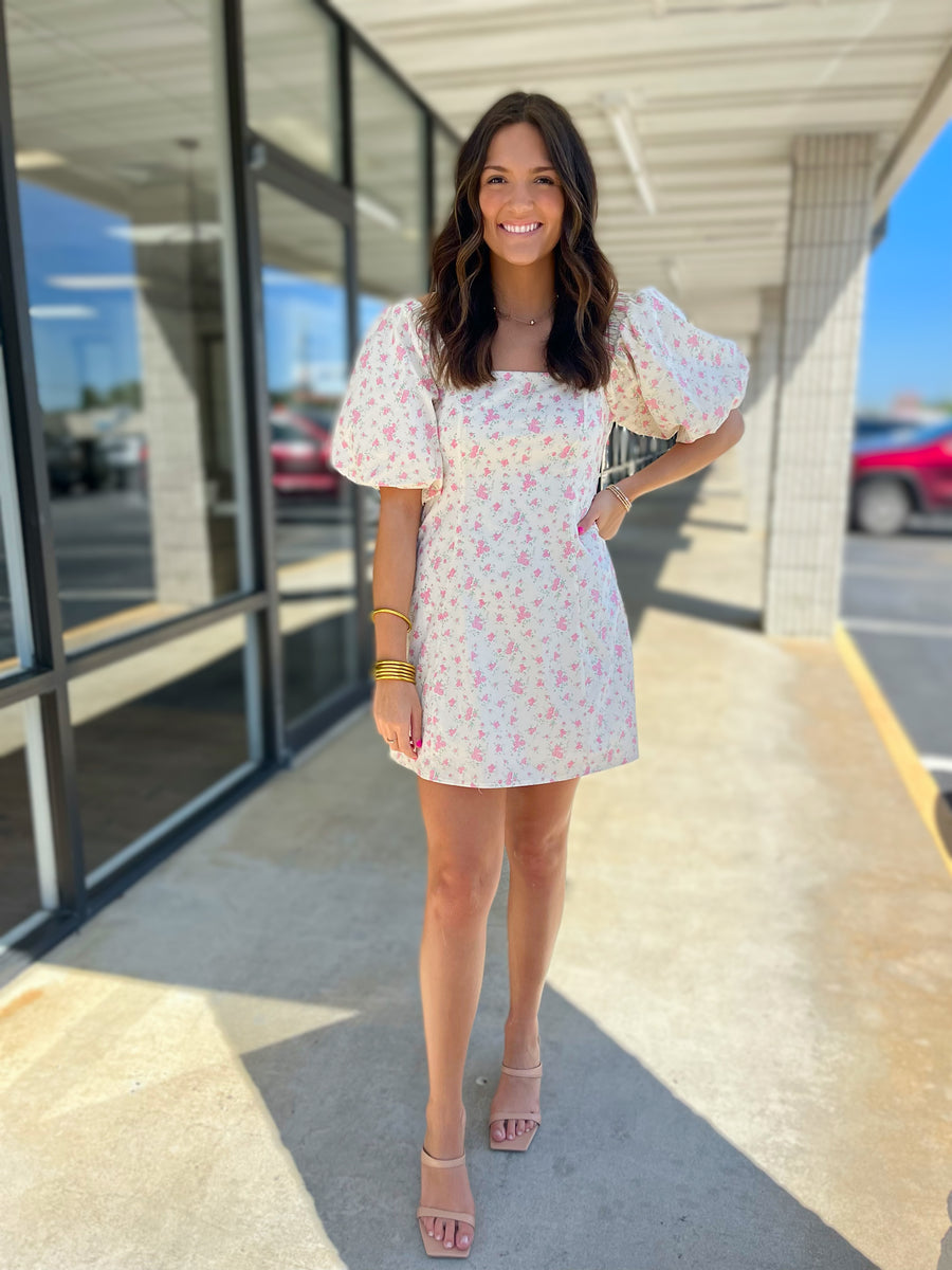 Sweet Florals Mini Dress