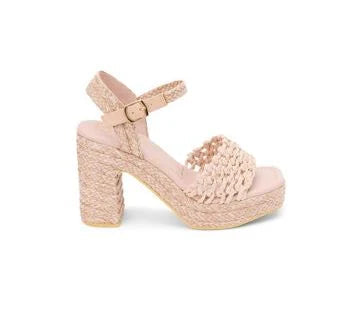 Riviera Raffia Heels