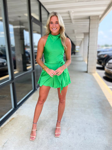 Gorgeous In Green Romper