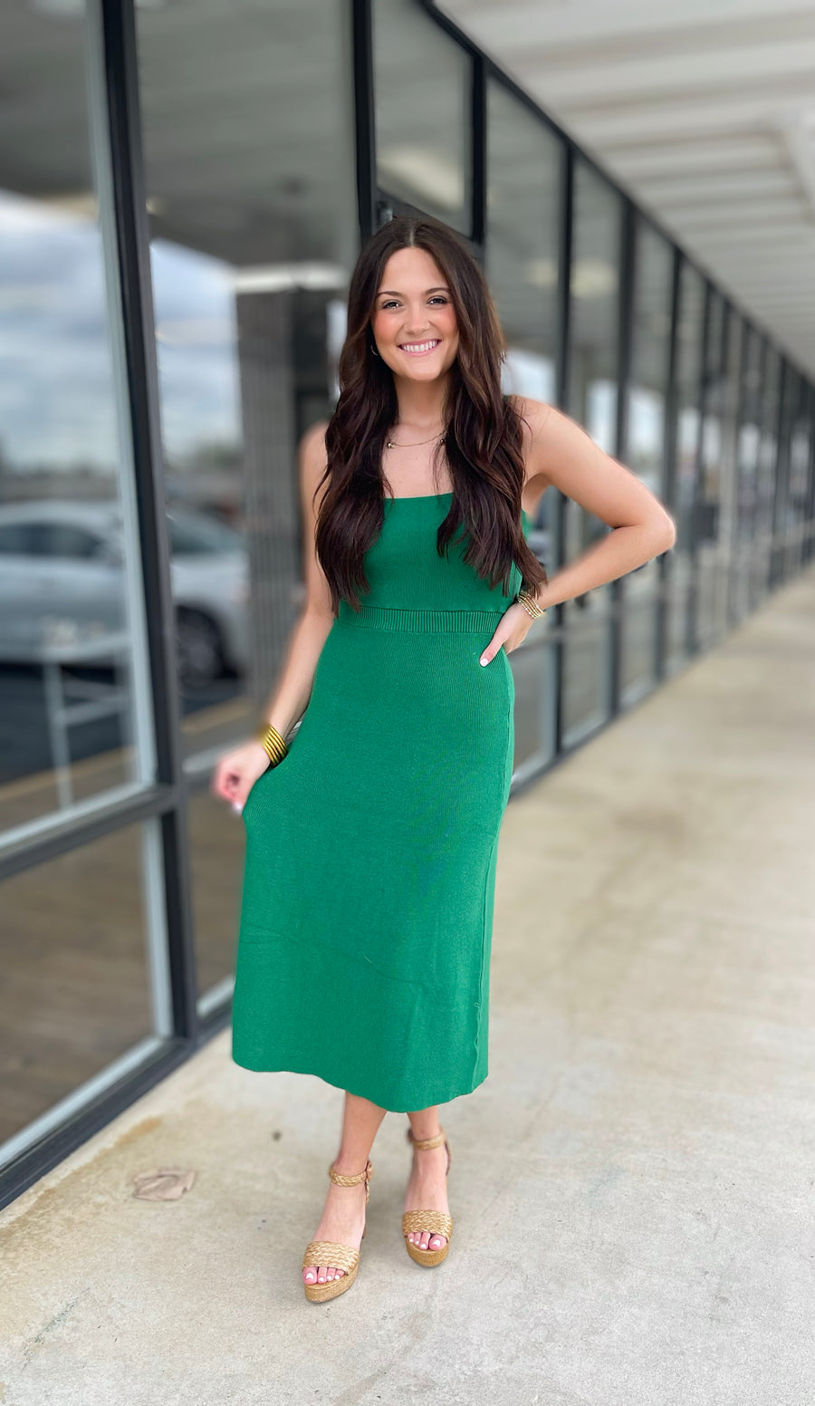 Green Midi Dress