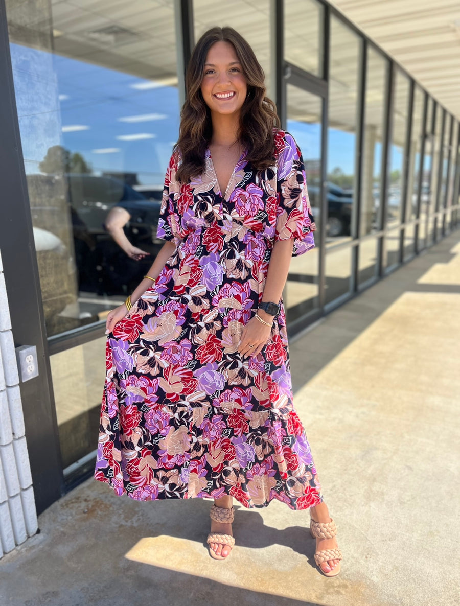 Full Bloom Floral Dress