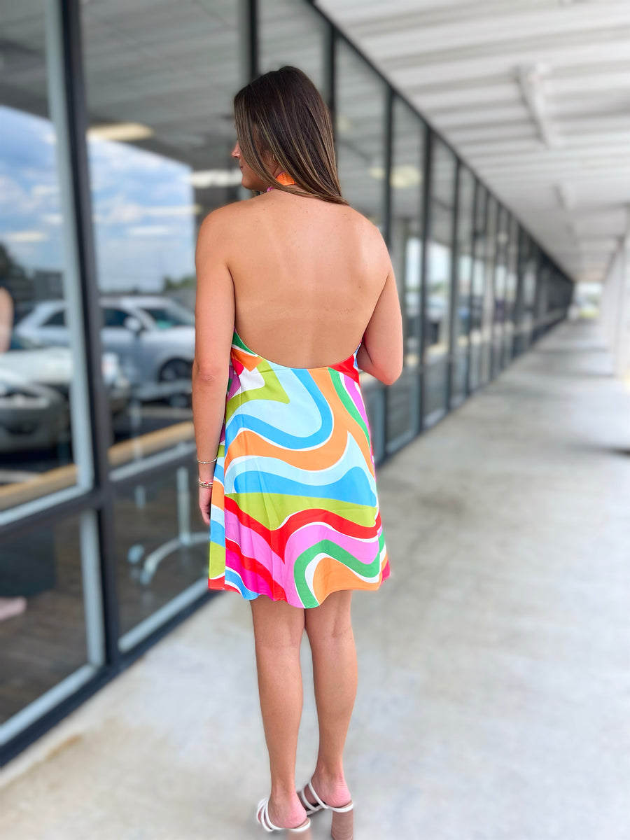 Wave Party Mini Dress