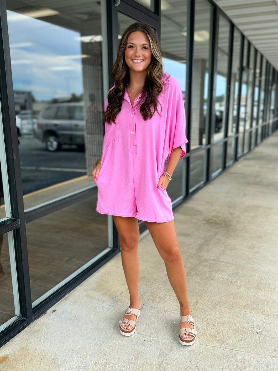 Summer Days Romper- Pink