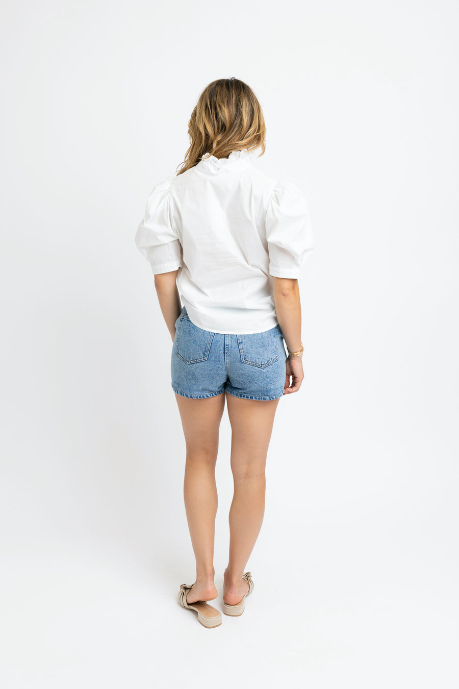 Denim Wrap Skort