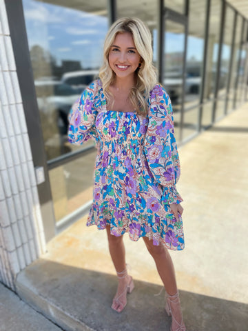 Floral Smocked Dress