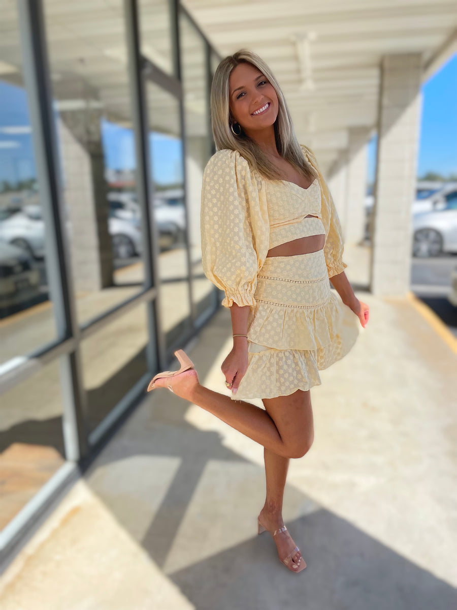 Happy In Yellow Two Piece Set