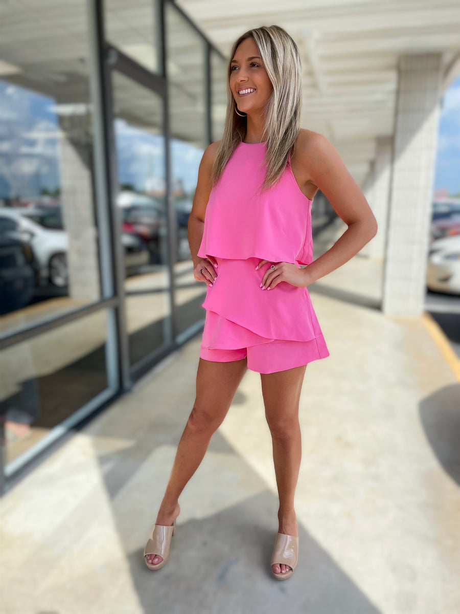 Pretty In Pink Romper