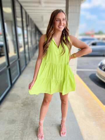 Lime Drop Dress