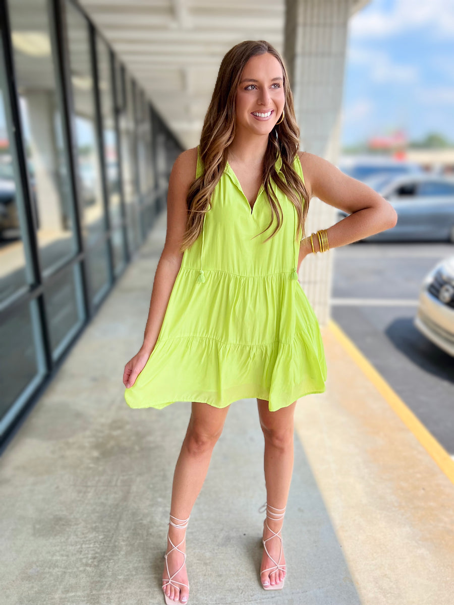 Lime Drop Dress