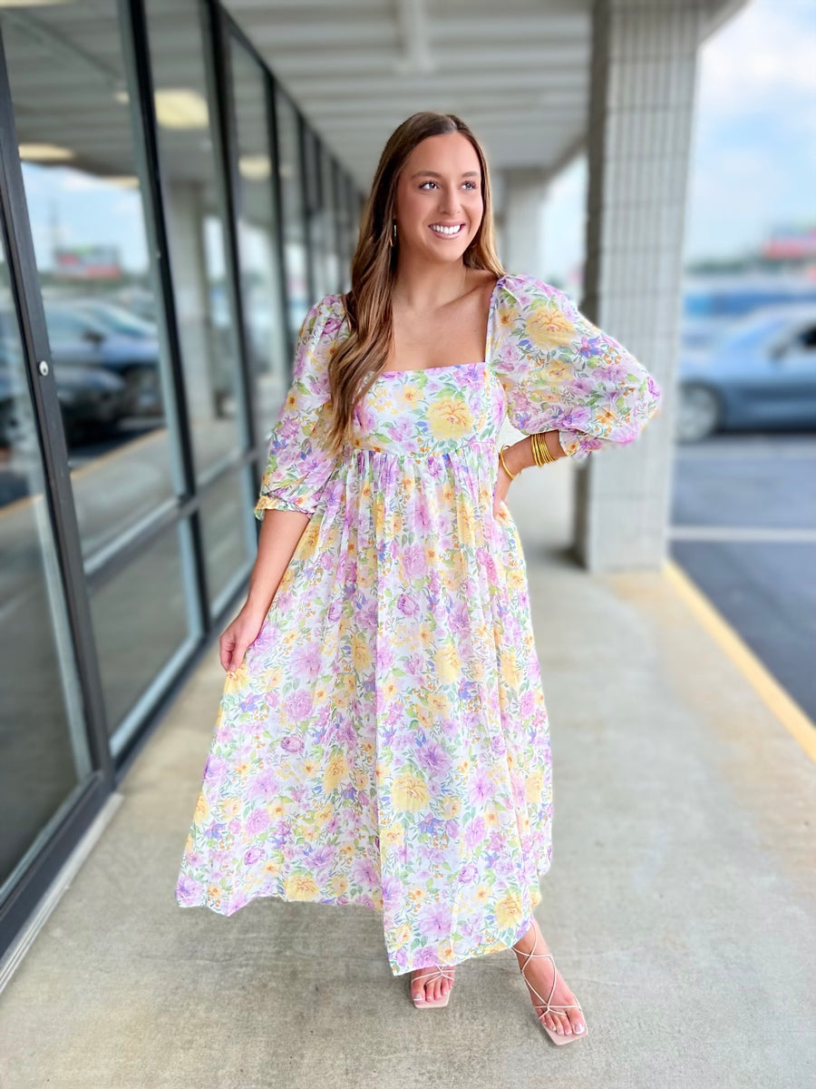 Once And Floral Maxi Dress