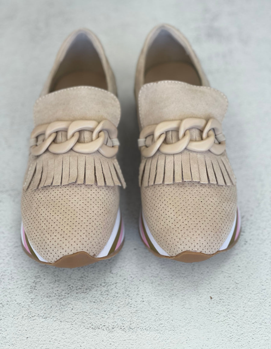 Bess Platform Loafer - Natural